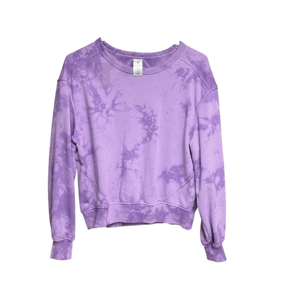 Members Mark size small Purple Tie-Dye Sweatshirt - Picture 1 of 5
